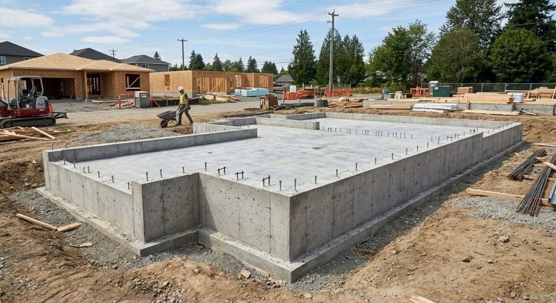Foundation Pouring in Fredericksburg, VA